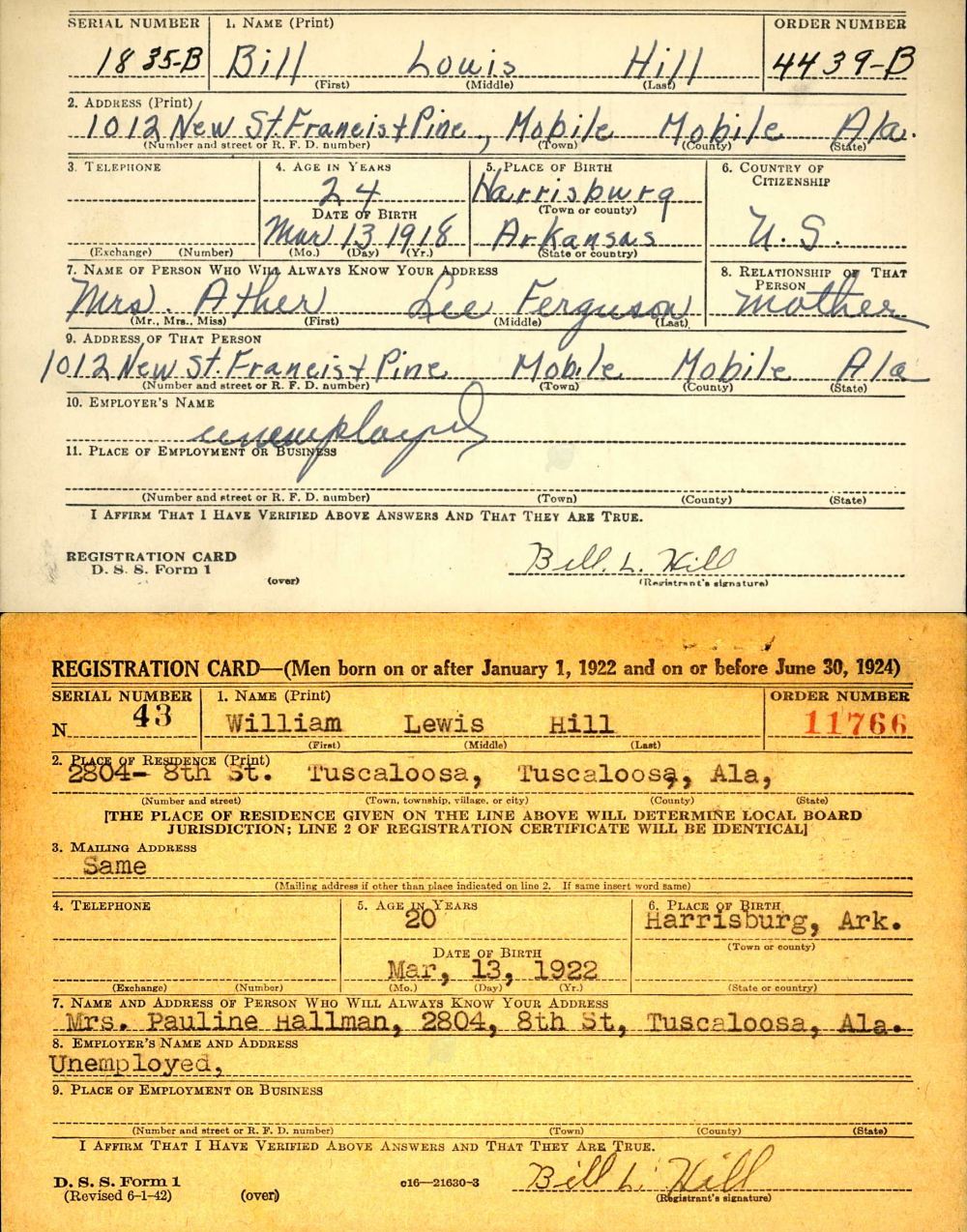 World War II Draft Cards