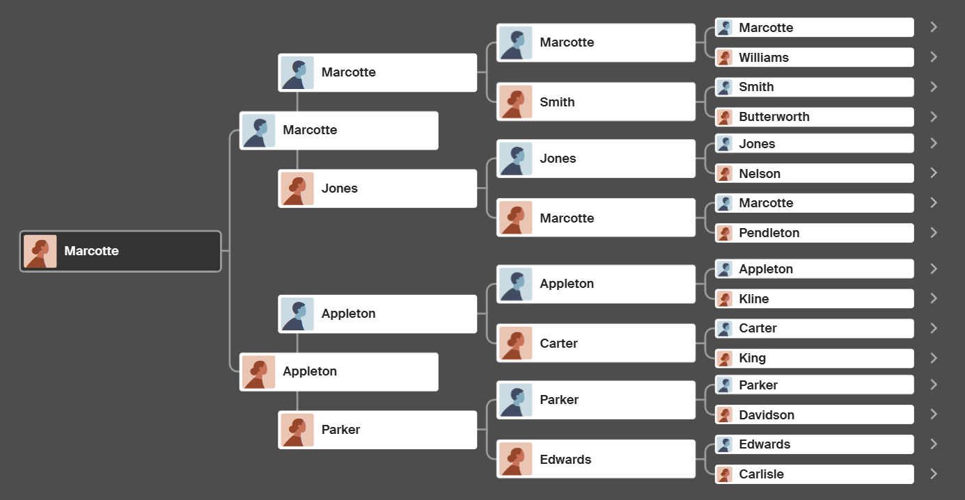 Endogotomy Family Tree Example